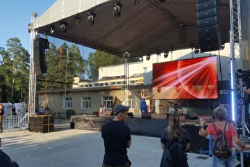 День города Монино на сцене певица Ирина Кольба