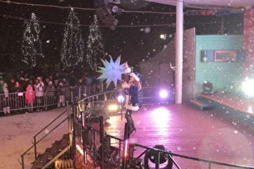 Новогодняя ночь 2012 ПКиО Лианозово: на сцене Ирина Кольба