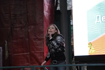 Парк Лианозово День Народного Единства: на сцене Ирина Кольба
