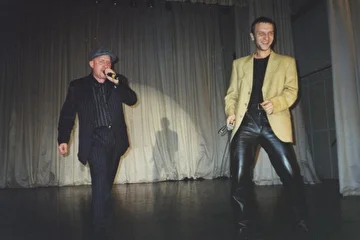 Сергей Сидель и Жека.Концерт на двоих в Питере в 2003 году.